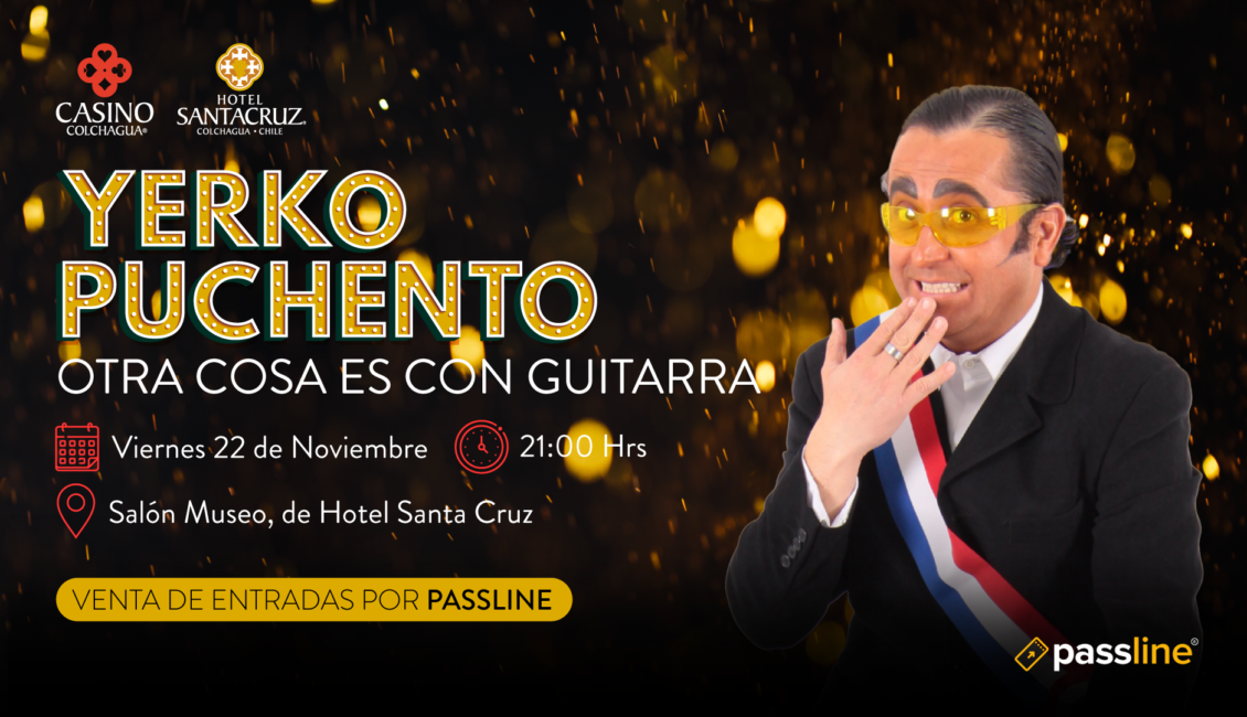 Yerko Puchento en Casino Colchagua